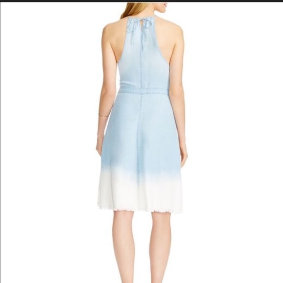 Chambray Sundress ombré Jessica Simpson Sz L - Picture 2 of 9
